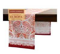 Maison d' Hermine Orient Chemin de Table 100 % Coton pour fêtes, dîners, Vacances, Cuisine, Thanksgiving, Noël (50cm x 150cm)