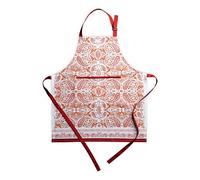 Maison d' Hermine Orient Tablier de cuisine 100% coton avec col réglable et poche centrale cachée avec de longues attaches pour homme et femme cuisine restaurant, fête mères (70cm x 85cm)