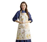 Maison d' Hermine Tablier 100% coton avec sangle de cou réglable, poche centrale et longues lanières pour femme, homme, chef