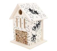 Maison d'abeille en Bois, hôtel d'abeille, Maison d'abeille en Bois Massif, décoration de Jardin extérieur, Attire Les Abeilles pollinisatrices, stimule la biodiversité, Robuste