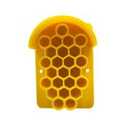 Maison d'abeilles, ruche en nid d'abeille, impression 3D, résistante au , paradis pollinisateur durable pour abeilles solitaires, hôtel décoratif pour cours, porches, jardins, pelouses et arbres