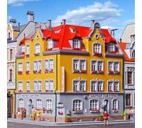 Maison d'angle avec kit d'éclairage-HO 1/87-KIBRI 38350