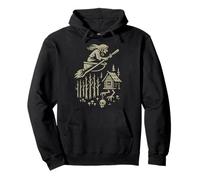 Maison de Baba Yaga Folklore Slave Russie Art de Conte de fées Sweat à Capuche