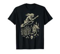 Maison de Baba Yaga Folklore Slave Russie Art de Conte de fées T-Shirt