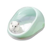 Maison de bain anti-poussière pour chinchilla, bac à sable pour hamster | Boîte de bain de sable pour hamster | Boîte de bain de sable transparent pour petits animaux, habitat transparent pour accesso
