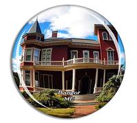 Maison de Bangor Stephen King dans Le Maine Etats-Unis réfrigérateur 3D Verre Cristal Voyage Souvenir Autocollant de réfrigérateur Collection
