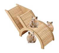 Maison De Cachette pour Hamster - Abri en Bois De 12,44 Pouces, 4,13 Pouces, 5,71, Grotte Ventilée pour Petits Animaux, Cache De Repos pour Animaux De Compagnie, Habitat De Jeu Durable | Maison
