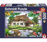 Schmidt-Spiele Puzzle Maison de Campagne Romantique 500 pièces