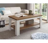 Maison de Campagne Table Basse D'Appoint Salon Provence 120x60cm Pin Blanc E
