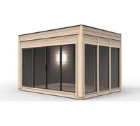 Maison de camping Maison en bois Maison de jardin Camping Maisons préfabriquées Maison 464cm