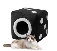 Maison de chat d'intérieur - pour animaux de compagnie pliants, peluche au repos | portable pour chatons d'hiver avec maison pour chien en forme de noix, sommeil chaud pour chatons