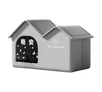 Maison de Chat en Plein air - lit Pliant Chaud - Refuge pour Chat avec des intempéries avec Porte et Tapis | pour Le Porche d'hiver Petit Animal Bunny