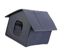 Maison de chat isolée simple pour l'extérieur hiver, protection imperméable, chaude pour l'extérieur errant, chat portable