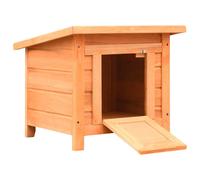 vidaXL Maison de chat / Niche pour chien en pin massif et sapin