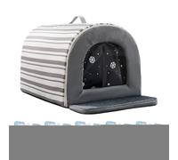 Maison de chien refroidie | Avec une boîte à glace refroidissement extérieur pour les chats - tente confortable non glissée isolée étanche pour les habitats animaux vivants appartements intérieurs