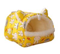 Maison de cochon d'Inde - Lit pour hamster - Lit pour chinchilla - Maison portable pour cochon d'Inde - Nid de couchage pour cochon de mer - Habitat de vie pour hamsters, furets, lapins, re