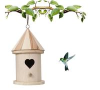 Maison De Colibri - Nid De Colibri DIY Se Balançant Pour Mésange | Nichoirs À Oiseaux Résistants Aux Intempéries, Nichoirs D'extérieur En Bois Pour Fenêtre De Jardin, Chalets De Campagne, Décoration D