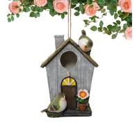 Maison de colibri pour l'extérieur, boîtier étanche en résine synthétique avec un bouchon amovible comme abri pour oiseaux - Nichoir pour colibris - Pour nicher, se reposer et dormir pour l'intérieur