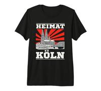 Maison de Cologne : Design avec Panorama Rhin et Cologne T-Shirt Haut de Gamme