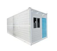 Maison de conteneur pliable à assemblage rapide pour adultes - Petite maison spacieuse avec service professionnel, maison préfabriquée idéale à vendre