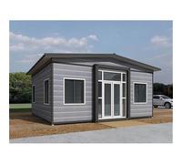 Maison de conteneur pliable flexible et spacieuse avec design ouvert, maisons préfabriquées à vendre