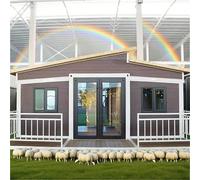 Maison de conteneur renforcée pour toutes les saisons, maisons préfabriquées à montage rapide, petites maisons idéales à vendre, parfaites pour les adultes
