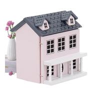 Maison de en Bois Bricolage - Kit d'artisanat de Villa Miniature, modèle de bâtiment Fait à la Main | Ensemble d'assemblage créatif pour Une Petite Maison pour Adolescents et Adultes, Design