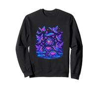 Maison de fée avec Colibri Papillons Lily Pond Sweatshirt