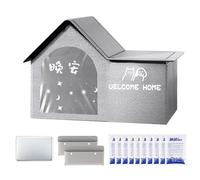 Maison de glace pour chien Réfrigérateur pliable pour animaux avec blocs de glace point de refroidissement résistant aux morsures, accessoire jours chauds petits à animaux de compagnie