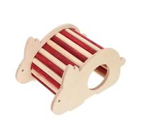 Maison de Hamster en Bois Échelle Décorative pour Jeu et Entraînement | Mordiller sans Danger, Peinture DIY Possible, Format Multi-usage, pour Divertissement et Habitat