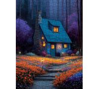 Maison De Jardin Puzzle 3000 Pieces, Puzzle Adulte 3000, Impossible Classique Jigsaw, Familial Puzzles Jeu de, Jigsaws en Bois, pour Jeu Éducatif Défi, Décoration Murale Cadeau FNKL5-535