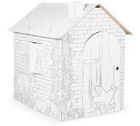 Maison De Jeu À Colorier En Carton "Cabane" Multicolore G