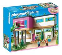 Maison de jeu - PLAYMOBIL - 5574 - 2 personnages - 4 espaces de jeux - Accessoires inclus