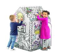 Maison de Jeu - Structure Robuste, Design de Licorne, coloré, Encourage la créativité, matériaux durables, idéal pour Le Jeu des Enfants.