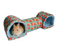 Maison de lapin | Jouets Interactifs Et Confortables | Château hamster et maison pour un petit animal | pour Hamster Syrien, Nain, Chinchilla, Furet, Hérisson -Sommeil, Alimentation, Jeu, Reproduction