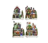 MAISON DE NOËL AVEC MOUVEMENTS ET ÉCLAIRAGE SUR LE CHOIX