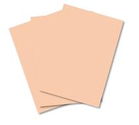 Maison de papier et carte couleur A4 80 feuilles Peach (Pack of 50 Sheets)