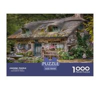 Maison de Pierre Jeux De Puzzle pour Adultes 1000 Pièces, Puzzles pour Adultes, Défis Intellectuels, Jeux Éduchatifs Et Décorations Domiciles Cadeaux pour Hommes Femmes 70x50cm/1000pcs