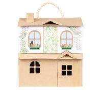 Maison de poupée 25x24x27cm - Kraft
