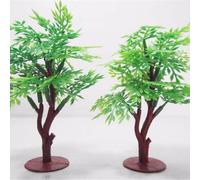 Maison De Poupée 9 Cm, Aménagement Du Paysage, Arbres Miniatures, Collection De Décoration Pour La Maison, Jouet Pour Enfants, Échelle Miniature