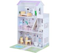 Maison de poupée avec 15Pcs accessoires, Teamson Kids, violet/blanc, 74 X 30 X 112