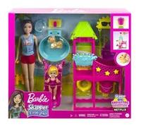 Maison de poupée Barbie Coffret Skipper Premiers Jobs Parc Aquatique G