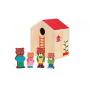 Maison de poupée en bois Djeco avec personnages