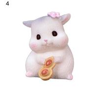 Maison De Poupée En Résine, Figurinnes Miniatures De Dessin Animé, Hamster, Arachide, Mini Ornements, Jouets, Accessoires De Décoration Pour La Maison