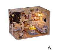 Maison De Poupée Faite À La Main Pour Filles A2j9, Bricolage De Maison Mignonne, Bricolage De Journal Intime De Chaton, Modèle De Jouet Pour Filles, Cadeau D'Anniversaire Pour Copines, Grande Mais