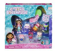 Gabby's Dollhouse , Coffret de figurines Édition Soirée dansante avec une poupée Gabby, 6 figurines chat et accessoires, jouets pour enfants à partir de 3 ans