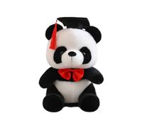 Maison de poupée, jouet en peluche, cadeau, docteur, nœud, panda, poupée, nœud, panda, peluche, cadeau de remise de diplôme, accessoire de poupée bébé (RD1, A)
