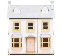 Le Toy Van - H118 - Mayberry Manor Puppenhaus aus FSC-zertifiziertem Holz, 3 Jahre, für Mädchen, 2 Etagen, L 59 x T 35 x H 68 cm, mit Innentreppe, zu öffnenden Fenstern und Türen, Montessori-Spiel