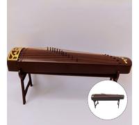 Maison De Poupée Miniature Chinoise Guzheng, Instrument Pincé, Modèle De Maison De Poupée, Motif Aléatoire