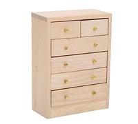 Maison de poupée Miniature en Bois, modèle d'armoire, décoration de Meubles pour Maison de poupée 1:12, Fait à la Main, Artisanat Exquis, Accessoire de Maison de poupée en Bois